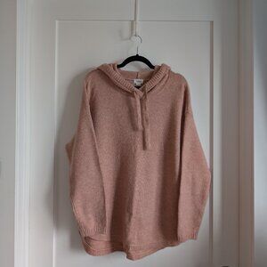 EXPRESS | UpWest Curved Hem Oversized Sweater Hoodie